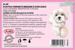 AL46 UDKA - KOSTKA OWINIĘTA MIĘSEM Z KURCZAKA 500g