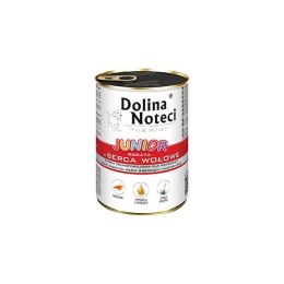 Dolina Noteci Premium Junior bogata w serca wołowe 400 g