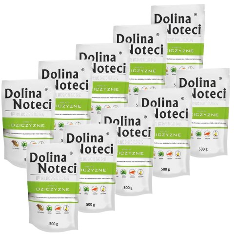 Dolina Noteci Premium bogata w dziczyznę saszetka 10 x 500 g