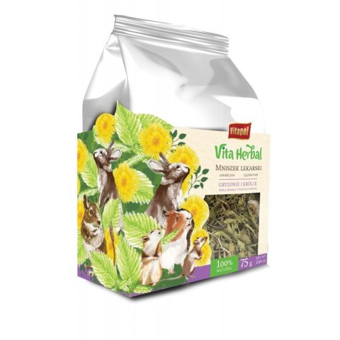 Vita Herbal dla gryzoni i królika, mniszek lekarski, 75 g